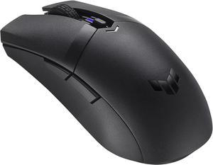 ASUS TUF M4 Wireless Gaming mouse with dual wireless modes - P306, Ambidextrous design, 12,000 dpi sensor, Six programmable buttons, PBT top cover with ASUS Antibacterial Guard, Black Color
