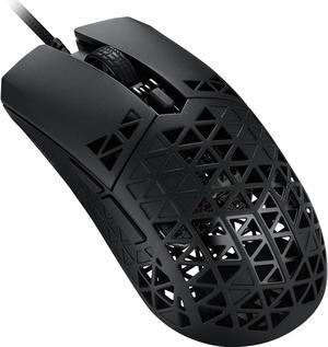 ASUS TUF M4 Air Wired Gaming Mouse - P307, Durable and Ultralight Air Shell Design, 16,000 dpi Optical Sensor, Six Tactile programmable Buttons, IPX6 Water Resistance, Black Color