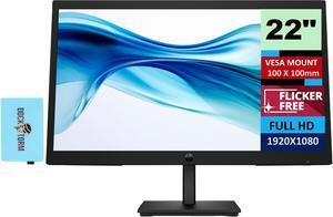 HP Series 3 Pro 21.45 inch FHD Monitor Bundle With Docztorm Dock, 21.45" FHD IPS (1920x1080) 100Hz Display, VESA Mount (100x100mm), Ideal for Home & Business, 9U5A2AA#ABA