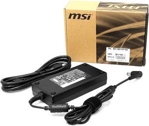 MSI 180 Watt AC Power Adapter for WS66/GS66 (RTX 3000, 2070 Max-Q and below), GS75/WS75/WE75 (2060, 3000 and below) GP75/GP65 (1660Ti), Creator 15 (2060), WE73 (P3200), GP73/GP63 (1060), GE63/GE73 (10