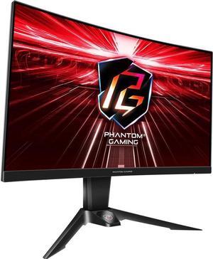 ASRock Phantom PG27Q15R2A 27" QHD 2560 x 1440 (2K) 165 Hz (144Hz and higher) Wi-Fi Antenna FreeSync Premium (AMD Adaptive Sync) Built-in Speakers Curved Gaming Monitor