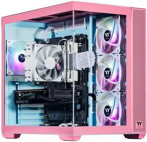 Velztorm Pink Fultix Gaming Desktop PC (AMD Ryzen 5-5500, GeForce RTX 5070, 32GB DDR4, 512GB PCIe SSD + 2TB HDD, RGB Fans, 750W PSU, WiFi 5, Bluetooth 5.0, RJ-45, 1 Display Port, HDMI, Win 11 Home) Velztorm Pink Fultix Gaming Desktop PC (AMD Ryzen 5-5500, GeForce RTX 5070, 32GB DDR4, 512GB PCIe SSD + 2TB HDD, RGB Fans, 750W PSU, WiFi 5, Bluetooth 5.0, RJ-45, 1 Display Port, HDMI, Win 11 Home)