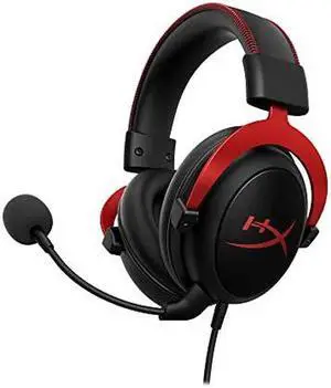 HyperX Cloud II - Gaming Headset, 7.1 Surround Sound, Memory Foam Ear Pads, Durable Aluminum Frame, Detachable Microphone, Works with PC, PS5, PS4, Xbox Series X|S, Xbox One - Red HyperX Cloud II - Gaming Headset, 7.1 Surround Sound, Memory Foam Ear Pads, Durable Aluminum Frame, Detachable Microphone, Works with PC, PS5, PS4, Xbox Series X|S, Xbox One - Red