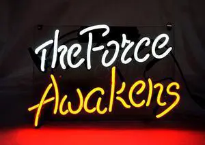 Fashion Handcraft New The Force Awakens Real Glass For Diaplay Neon Light Sign 14x9!!!Best Offer!