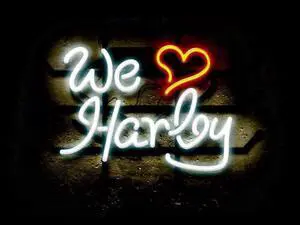Fashion Handcraft New We Love Harley Real Glass Tubes For Display Neon Light Sign 14x9!!!Best Offer!