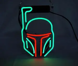 Fashion Handcraft New Mask Real Glass Tubes For Display Neon Light Sign 10x10!!!Best Offer!