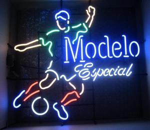 Fashion Handcraft Modelo Especial Real Glass Beer Bar Display Neon Light Signs 19X15