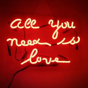 Neon Signs All You Need Is Love Beer Bar Pub Recreation Room Lights Windows Wall Signs Or For  Christmas Gift  14X9