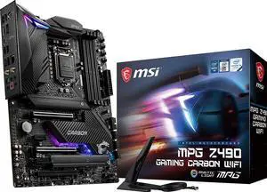 MSI MPG Z490 Gaming Carbon WiFi Gaming Motherboard (ATX, LGA 1200, DDR4, SLI/CF)