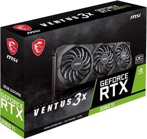 MSI Gaming GeForce RTX 3060 Ti Ventus 3X 8G OCV1 LHR GDRR6 256-Bit Graphics Card