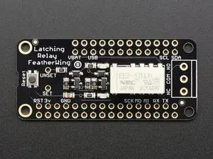 Adafruit Latching Mini Relay FeatherWing