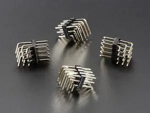 Adafruit 3x4 Right Angle Male Header (4 Pack)