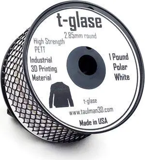 taulman3D t-glase Filament - 2.85mm, 1lb, White