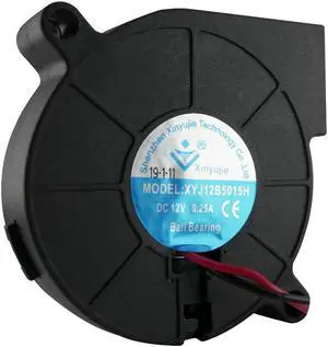 Genuine E3D 12V 50x50x15mm DC Side Blow Fan