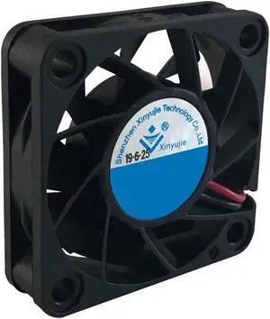 Genuine E3D 12V 40mm DC Fan with Cable - Black