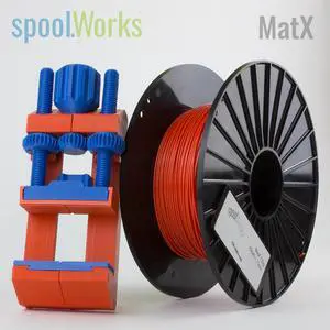Genuine E3D spoolWorks MatX ASA Filament - 2.85mm, 750g, Blood Orange Red40