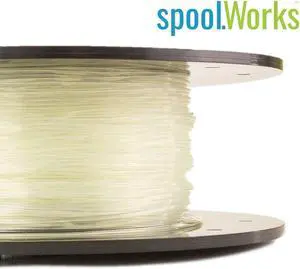 Genuine E3D spoolWorks FleXD Semi-flexible TPU Filament - 1.75mm, 500g, Crystal Clear01