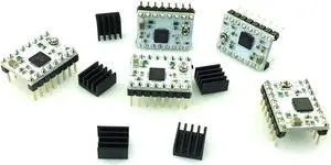 RepRapDiscount DRV8825 Stepper Drivers and Heat Sink (5 pack)
