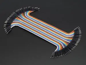 Adafruit Premium Male/Male Jumper Wires - 40 x 6"
