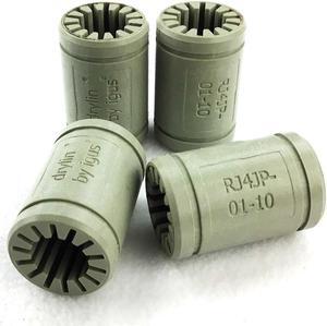 Igus Drylin R Solid Polymer Linear Slide LM10UU Bearing, RJ4JP-01 - 10mm Shaft (4 pack)