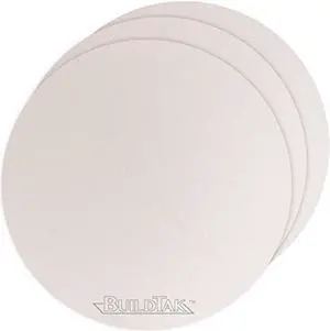 BuildTak Original 3D Printing Surface - White 6.5" Round (3 pack)