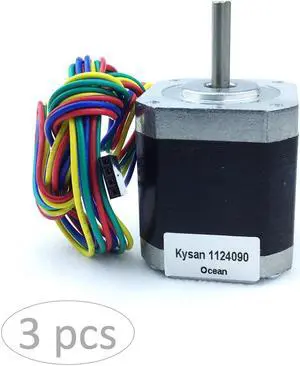 Kysan NEMA17 Stepper Motor - 4.2V/1.5A,  5.5kg/cm Holding Torque (3 pack)