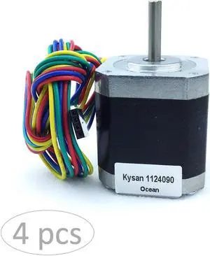 Kysan NEMA17 Stepper Motor - 4.2V/1.5A,  5.5kg/cm Holding Torque (4 pack)