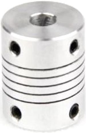 3DMakerWorld Set Screw Flexible Shaft Coupler - 5mm x 6.35mm