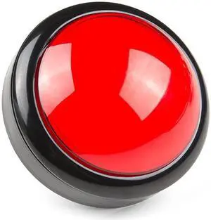 SparkFun Big Dome Pushbutton - Red