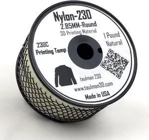 taulman3D Nylon 230 Filament - 2.85mm,  1lb, Natural, 10 pack
