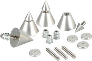 Dayton Audio DSS4-SN Satin Nickel Speaker Spike Set 4 Pcs.