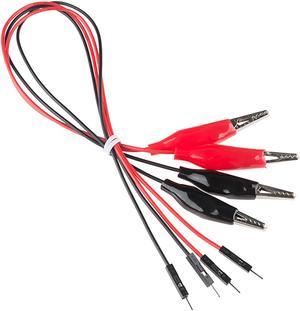 Sparkfun Alligator Clip with Pigtail - 4 Pack