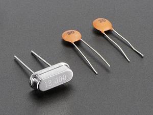 Adafruit 12 MHz Crystal + 20pF capacitors