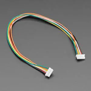 Adafruit 1.25mm Pitch 6-pin Cable 20cm long 1:1 Cable