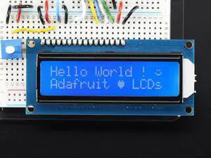 Adafruit Standard LCD 16x2 + Extras
