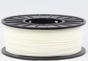 3DMakerWorld Plastic Filament - ABS (PA-747) 1.75mm White 1Kg Spool, Made in the USA