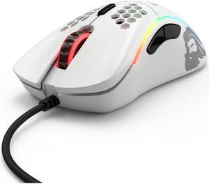 Glorious Model D Matte White Wired Gaming Mouse