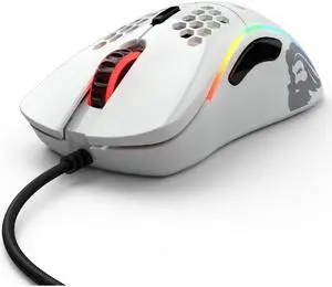 Glorious Model D Glossy White Wired Gaming Mouse