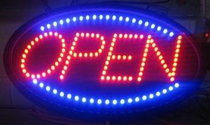 OneDealOutlet Ultra Bright LED Open Sign 2 Pattern Motion 13"x22" Oval, LED light, Indoor