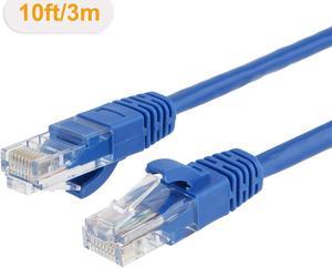  CableCreation Cat6 RJ45 Connectors, 100-PACK Cat6 RJ45 Ends,  Ethernet Cable Crimp Connectors UTP Network Plug for Solid Wire and  Standard Cable, Transparent : Electronics
