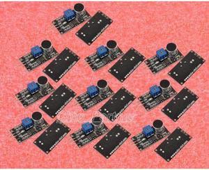 10PCS Sound detection sensor module sound sensor Intelligent vehicle for Arduino
