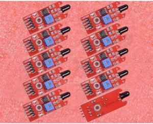 10pcs Flame Sensor IR Infrared Flame Detection Sensor Module for Arduino