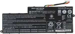 30Wh AC13C34 battery for Acer Aspire V5-122p V5-122P-0408 V5-122P-0467