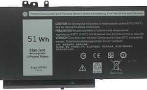 51Wh G5M10 battery for dell Latitude 3160 E5250 E5450 E5550