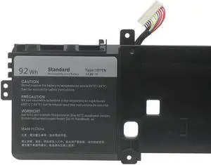 92Wh 191YN battery for dell ALIENWARE 15 R1 / 15 R2 8-CELL