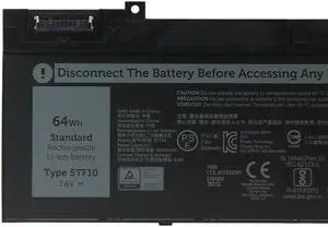 64Wh 5TF10 battery for dell Precision 7330 7530 7540 7730 7740