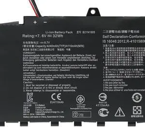 32Wh B21N1505 battery forAsus Notebook PC E402NA QCNFA335