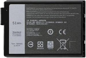 51WH 7WNW1 battery for DELL Latitude 5420 5424 7424 Sturdy