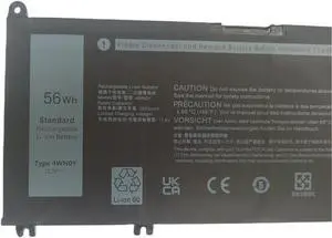 56WH 4WN0Y battery for DELL Select Inspiron 13 Series