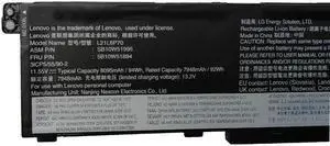 94WH L21M6P70 battery for Lenovo ThinkPad P16 1st generation-